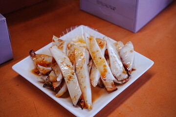 Grilled Squid - 日本料理 屋台のイカ焼き