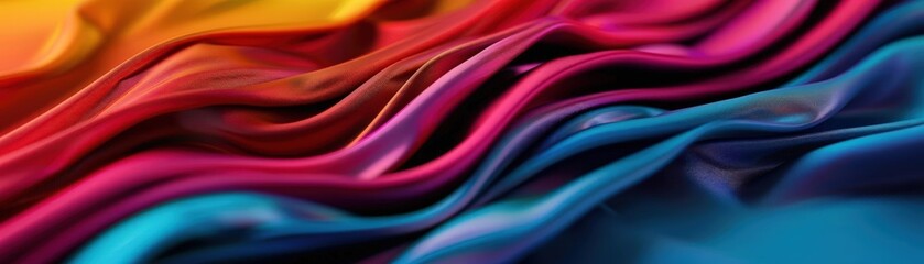 Obraz premium A Close-up Shot of a Liquid cultural wind socks, diverse directional face hues