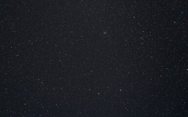 Beautiful starry night sky seen from the Pico de Orizaba National Park in Mexico, beautiful mexican night landscape full of thousands of stars