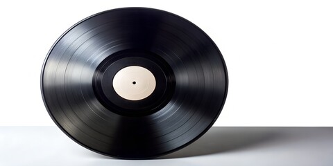 Obraz premium Schallplatte Vinyl Schellack Vinylscheibe Scheibe Platte AI Generative