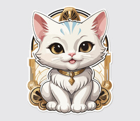 Cat Exclusive stocker and logo