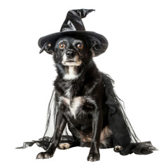 Dog halloween isolated on transparent or white background