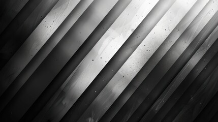 Obraz premium Abstract black and white background with diagonal stripes and subtle texture