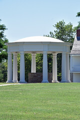 Civil War Pavilion over Well