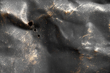 Wavy and perforated sheet metal