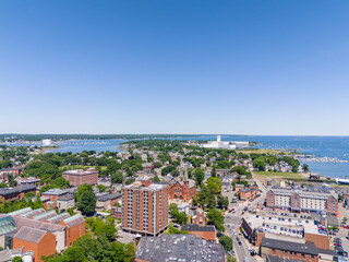 Drone photo Salem Massachusetts, USA