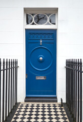 London Navy Victorian Door
