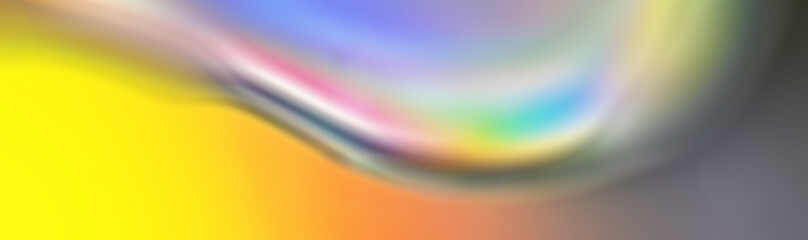 Digital background texture abstract holographic blur. Soft blend mesh iridescent colors. Modern colorful wide panoramic background for design, web pages, headers, banners, etc