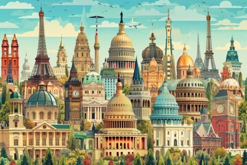 Famous Landmarks Around The World.