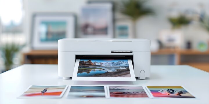 Compact photo printer for instant prints at events and parties. Concept Portable Printer, Event Photography, Instant Prints, Party Accessories, Compact Technology
