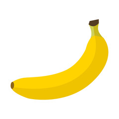 Banana isolated on white background 