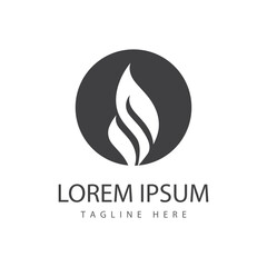 Fire flame vector illustration design template