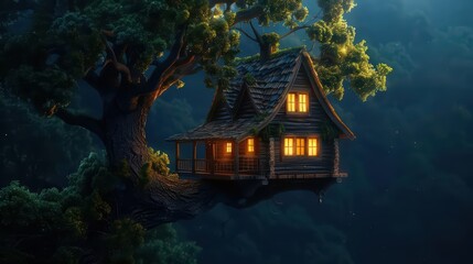 Amidst a supernatural scene