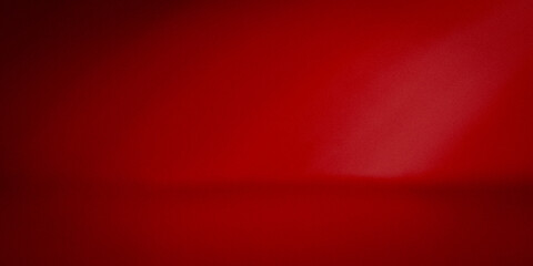 red background