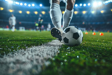 Dynamic expressive Generative AI picture american football soccer rugby sports competition match