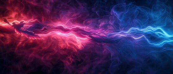 In a supernatural scene