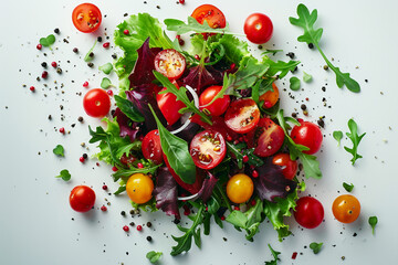 AI generated image of natural tasty fresh unprepared product isolated on white color background generative ai