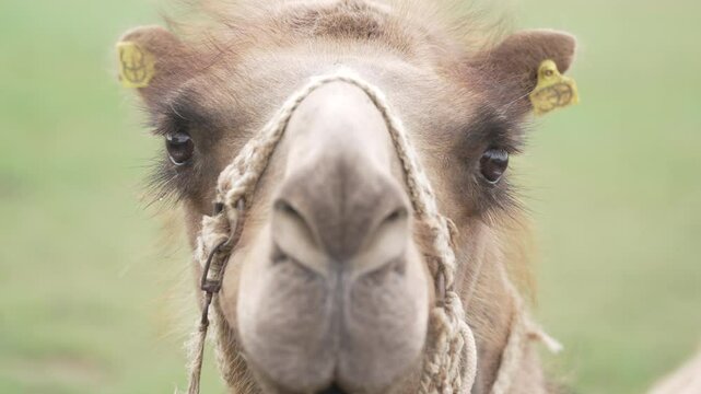 Kamel, Nahaufnahme Auge Maul