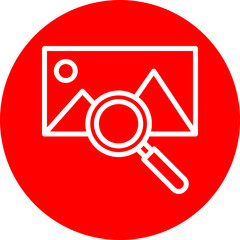 Image Correction Vector Line White Circle Red