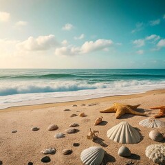 Obraz premium Sunny Sea seashore views 004