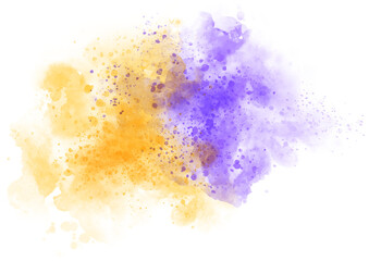 Watercolor stain illustration