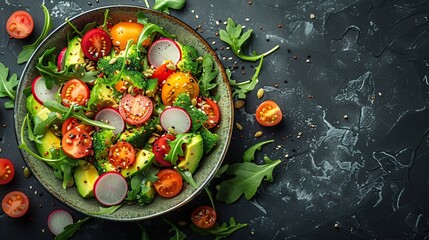 Delicious and Healthy Avocado Salad