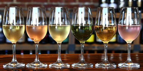 a beautiful composition with a wine glass