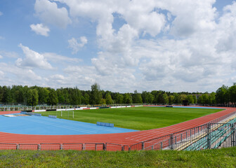 Running Track and Green Field