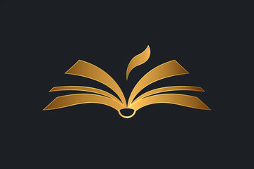 Minimalist Book Logo Design"