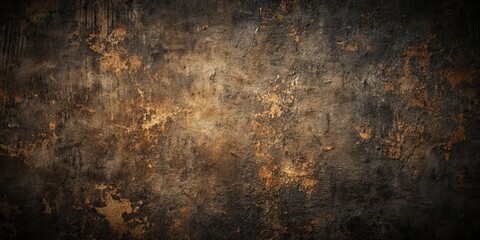 Obraz premium Dark Brown Textured Background, Watercolor, Abstract, Vintage, grunge , texture, background