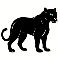 Leopard Black silhouette