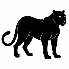 Leopard Black silhouette