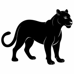 Leopard Black silhouette