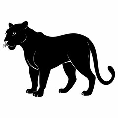 Leopard Black silhouette