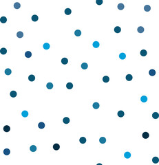 Cute seamless pattern with random. chaotic polka dot, circles, dots. For printing on fabric, wallpaper, gift paper. Vector