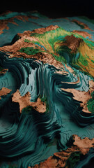 abstract watercolor painting