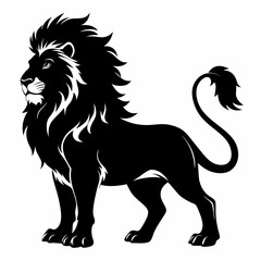 Lion Black silhouette