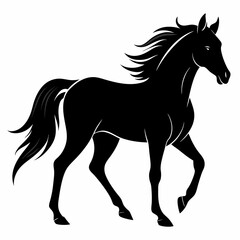 Horse Black silhouette
