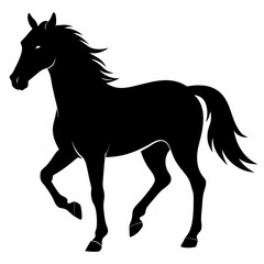 Horse Black silhouette