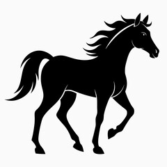 Horse Black silhouette
