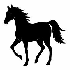 Horse Black silhouette