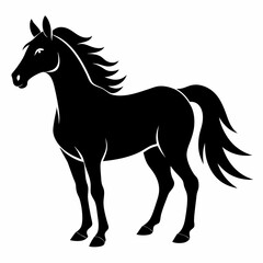 Horse Black silhouette