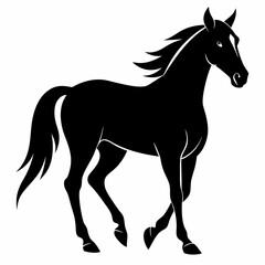 Horse Black silhouette