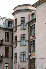 Obraz premium Historic building architecture in Bucharest, Romania, 2022