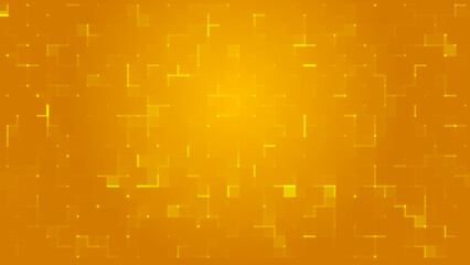 Yellow Orange Digital Technology Grid Pattern Background