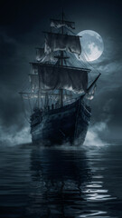 Fototapeta premium ship in the night