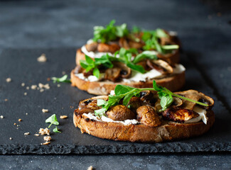 healthy bruschetta