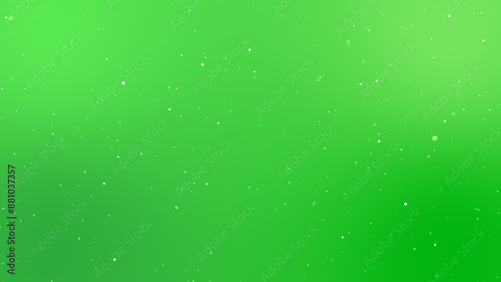Wall mural minimalist green dots particle soft background