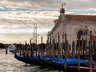 Gondolas in Venice