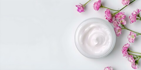 Radiant Skin Skincare Treatment with Geranium Oil Peptides. Concept Skincare Treatment, Geranium Oil, Peptides, Radiant Skin, Beauty Routine